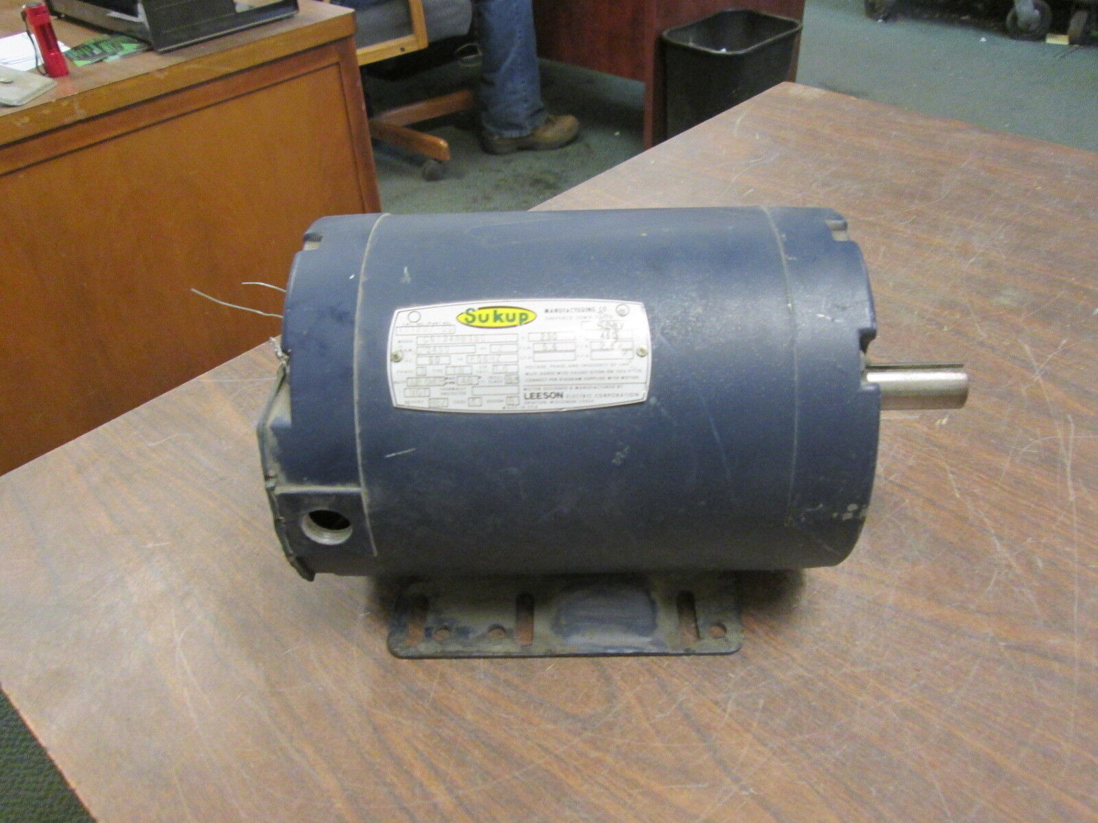 Sukup C6T34NB15C AC Motor 111207-00 2HP 3450RPM FR:F56HZ ENCL:TENV Used