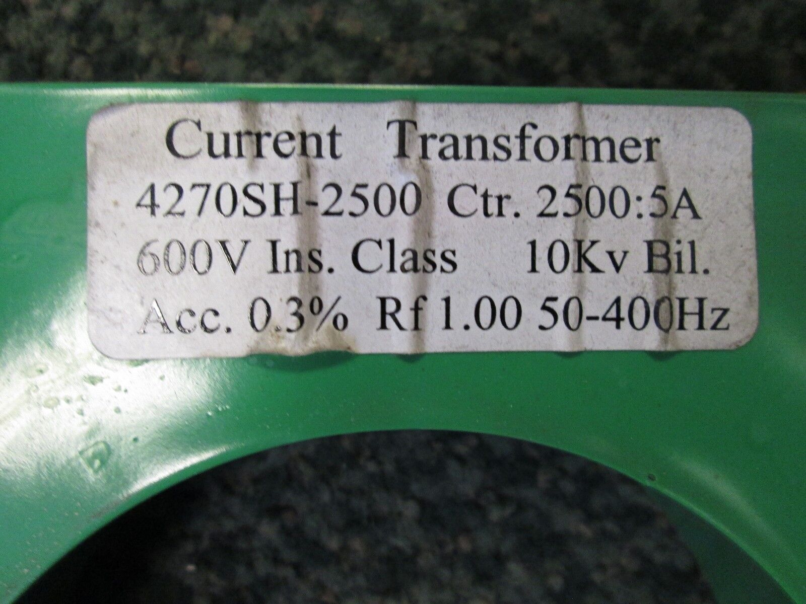 Instrument Transformers Current Transformer E175133 Used