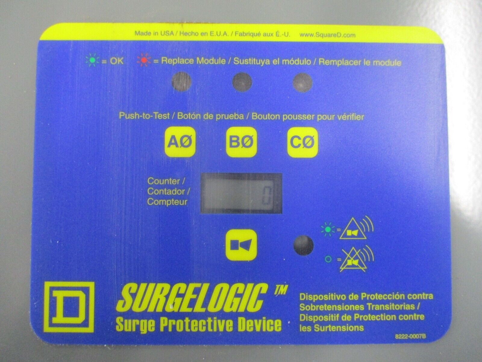 Square D Surge Logic Surge Protective Device TVS2EMA16A Ser. 002 New Surplus