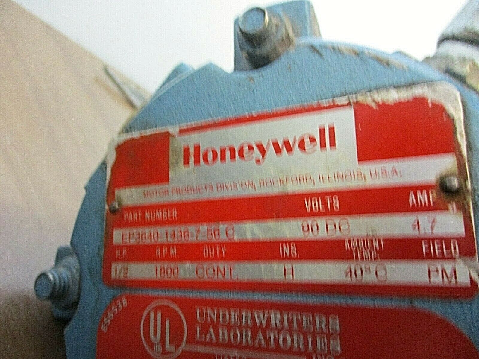 Honeywell/Graham DC Gearmotor EP3640-1436-7-56C/4204157 90VDC 1/2 HP Ratio: 15:1