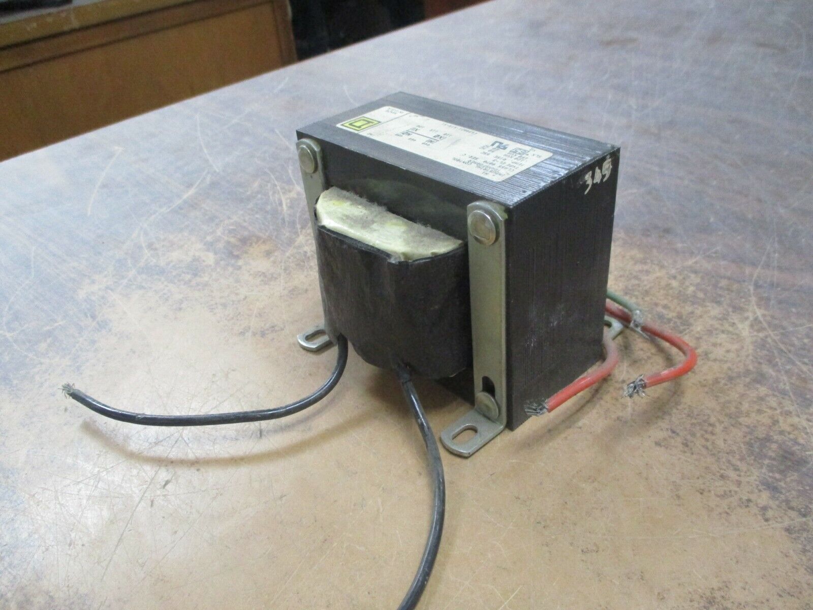 Square D Control Transformer 9070 EL-3 Ser. C 0.150KVA Pri: 480V Sec: 120V Used