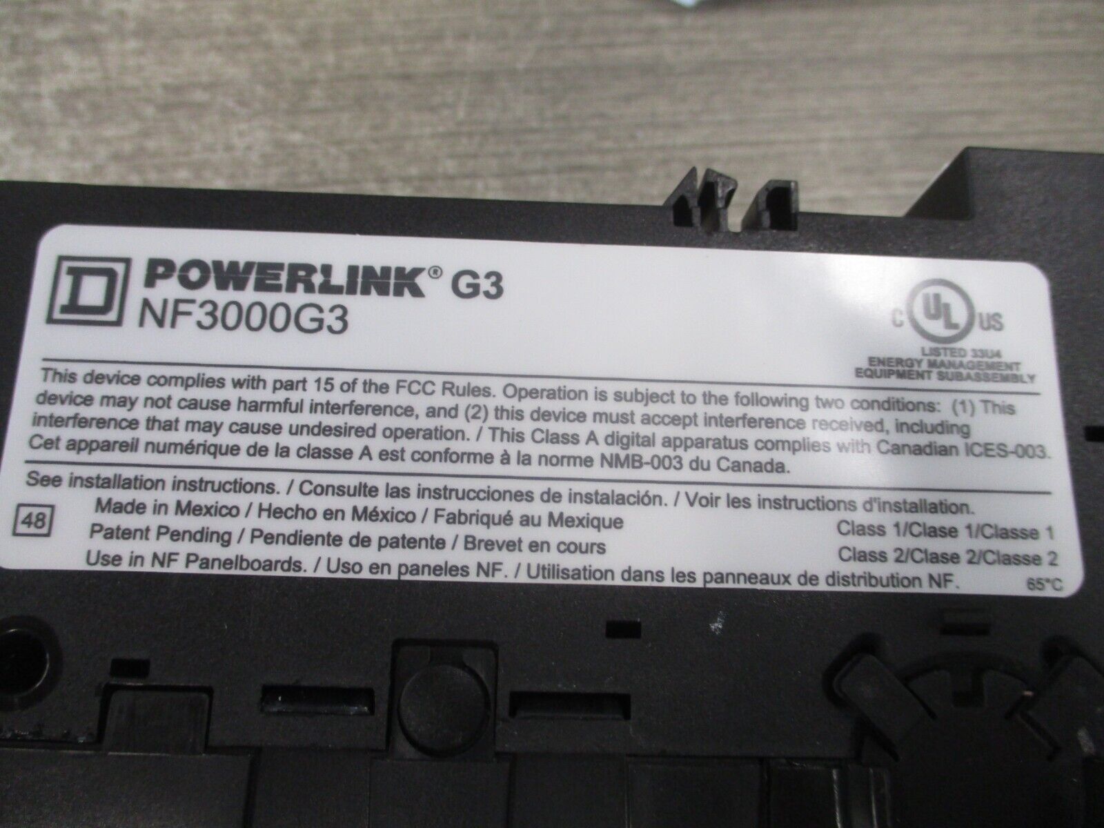 Square D Powerlink G3 Controller NF3000G3 Used