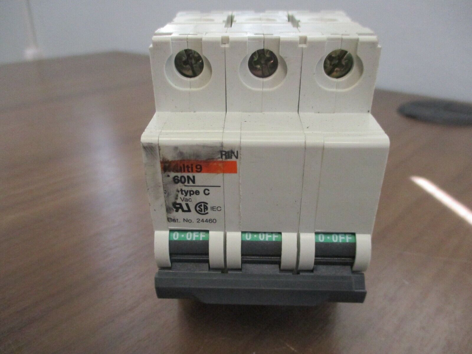 Merlin Gerin Circuit Breaker C60N 2A 3P Type C Used