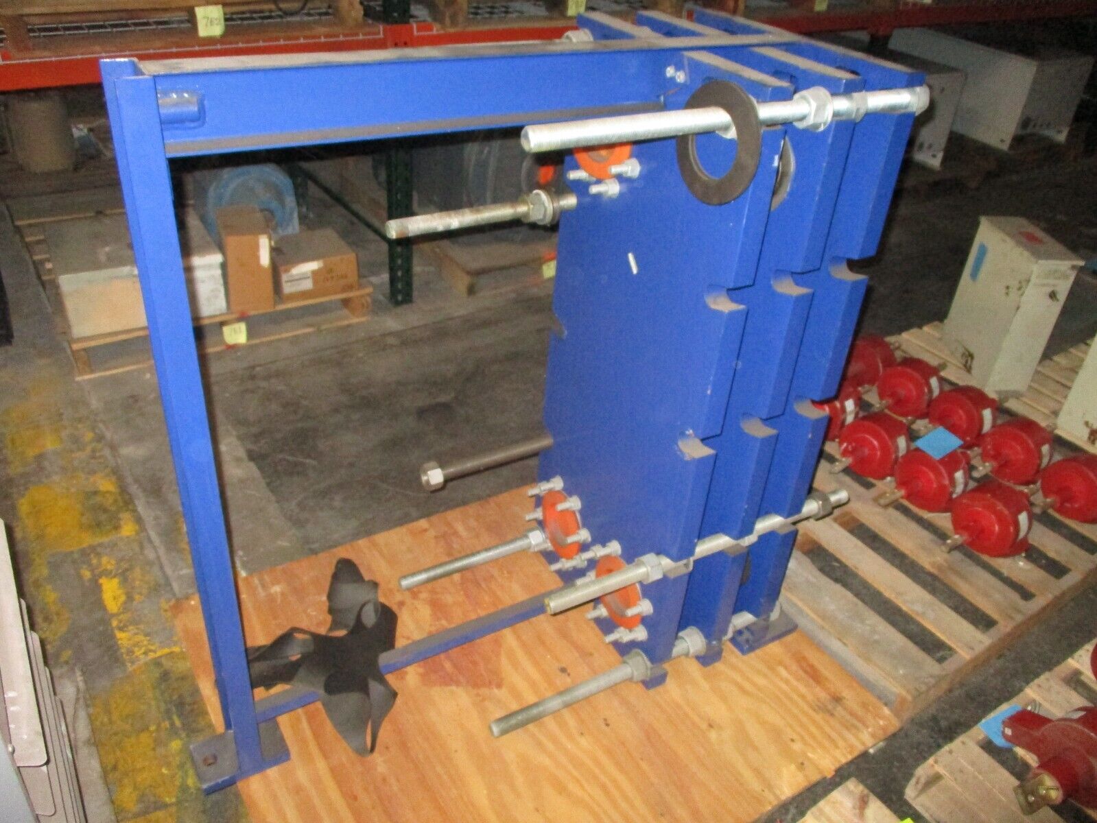 Alfa Laval Plate & Frame Heat Exchanger Serial #: 291581.11 Max: 100PSI@250°F