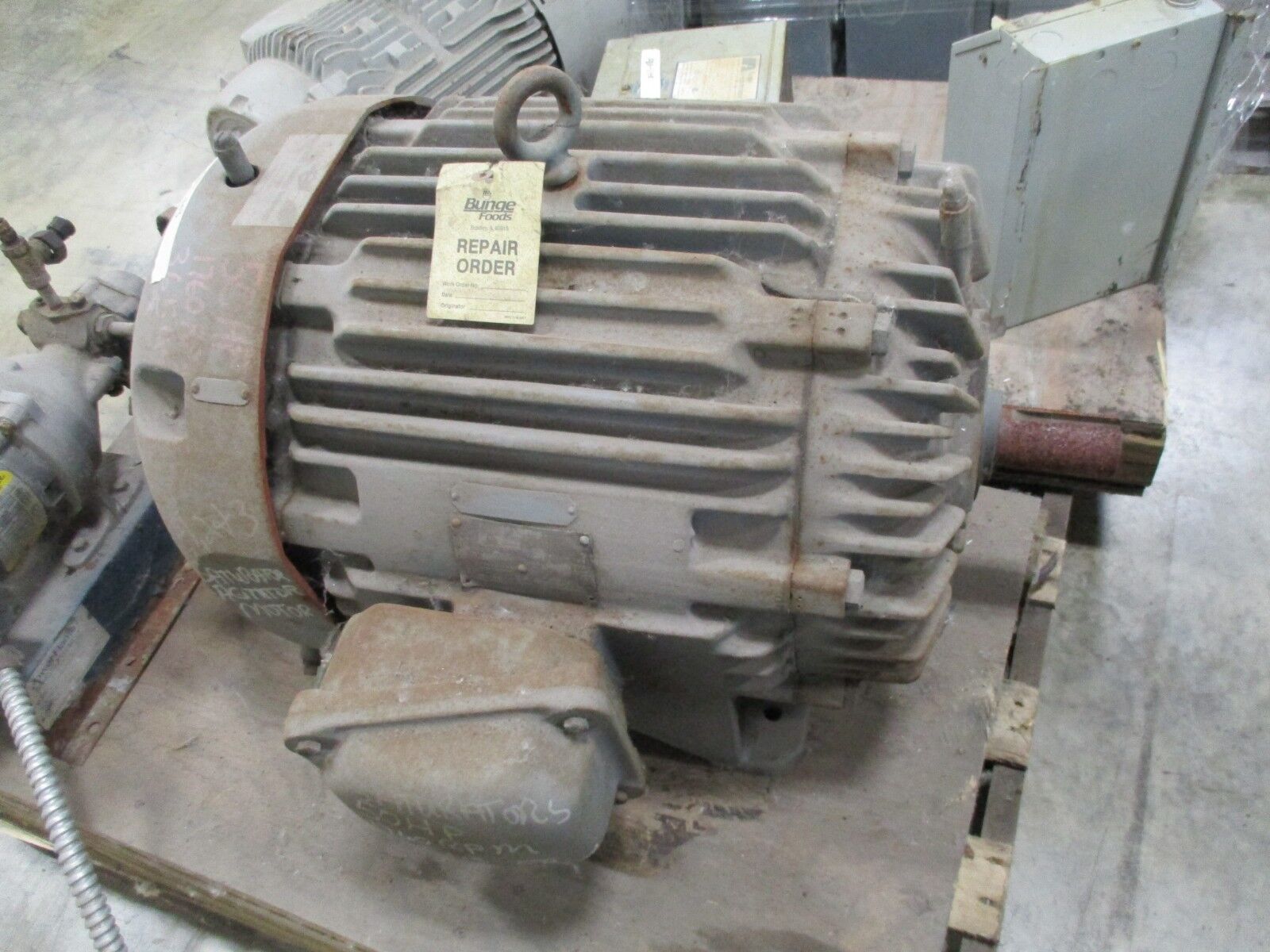 Allis-Chalmers AC Motor GZZ 50HP 1800RPM 208-220/440V 120/60A 385US Frame Used