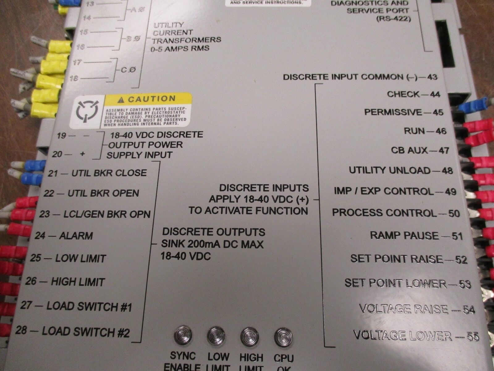 Woodward Master Synchronizer and Load Control 9907-004 Rev K Used