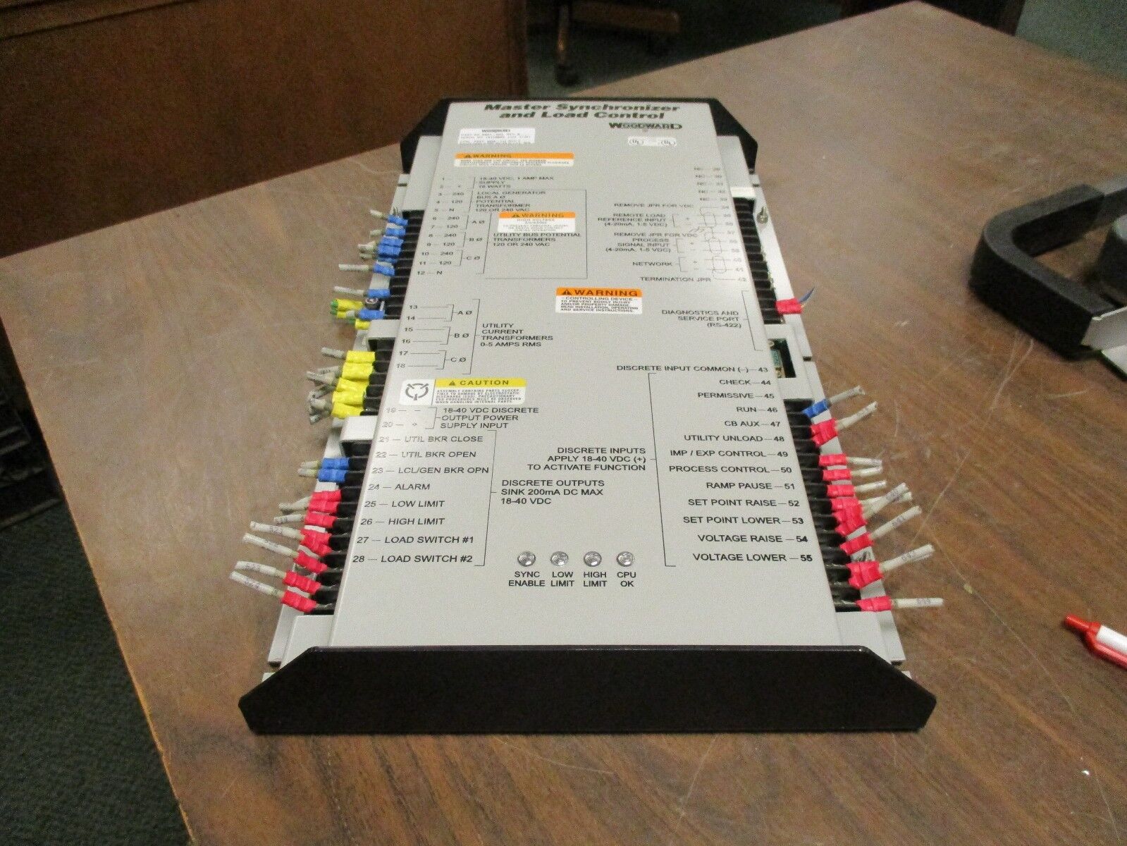 Woodward Master Synchronizer and Load Control 9907-004 Rev K Used