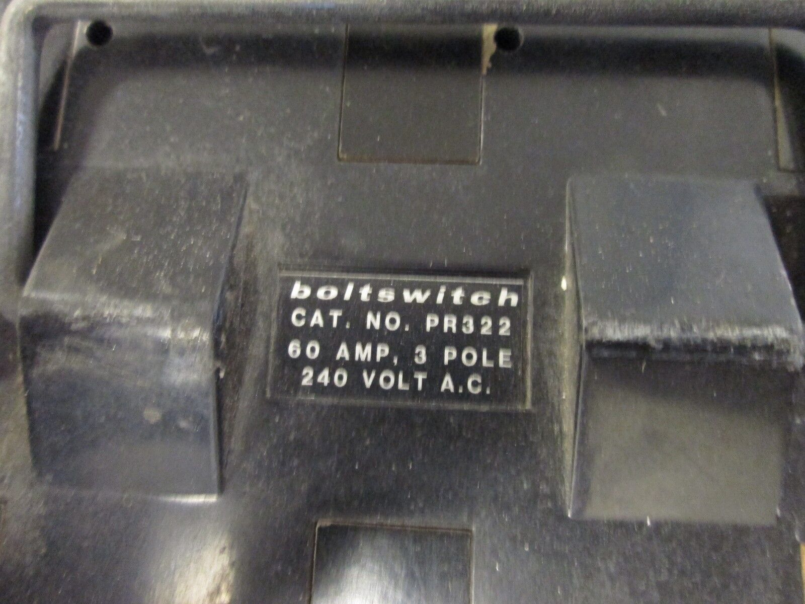 Boltswitch Pullout Switch PR322 60A 240VAC 3P Used