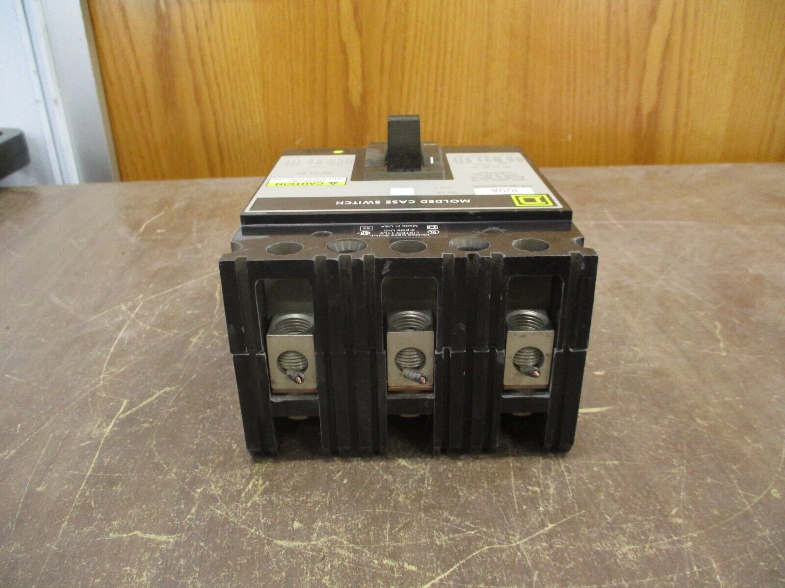 Square D Circuit Breaker FHL36000M4200 100A 3P Used