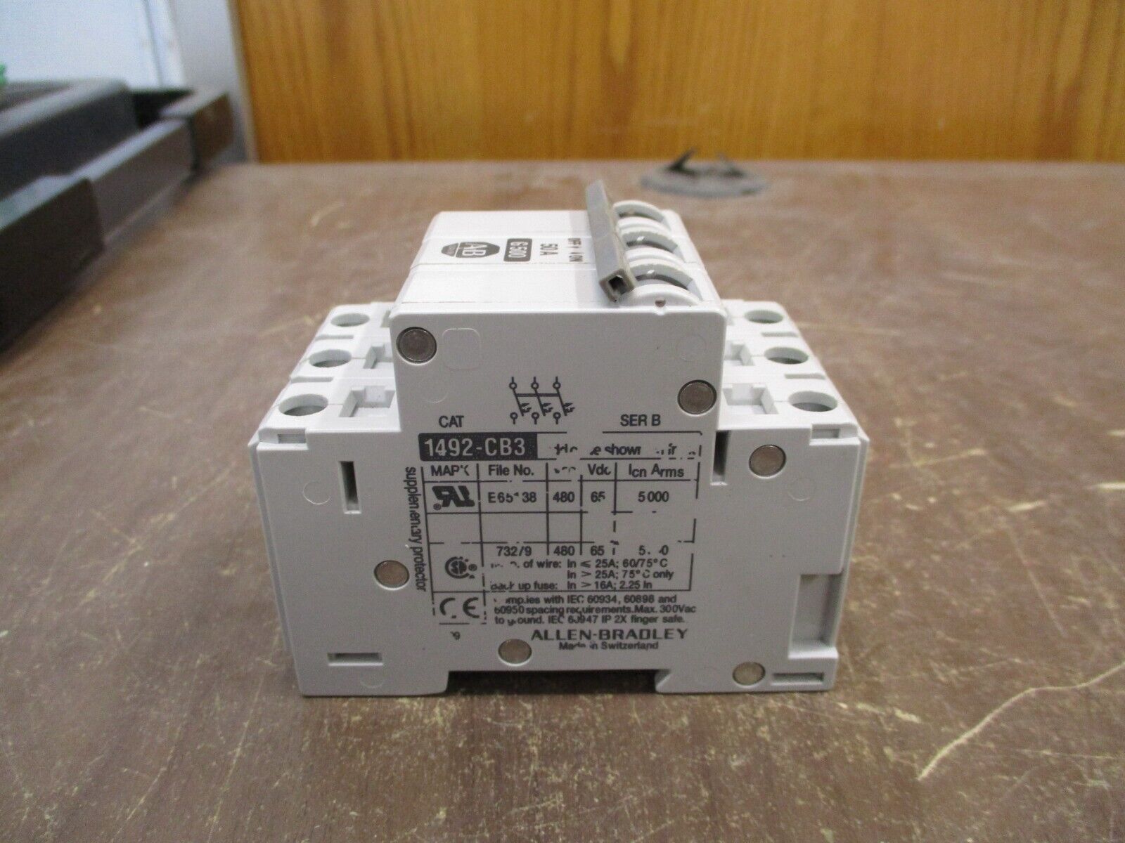 Allen-Bradley Circuit Breaker 1492-CB3G500 50A 480V 3P Used