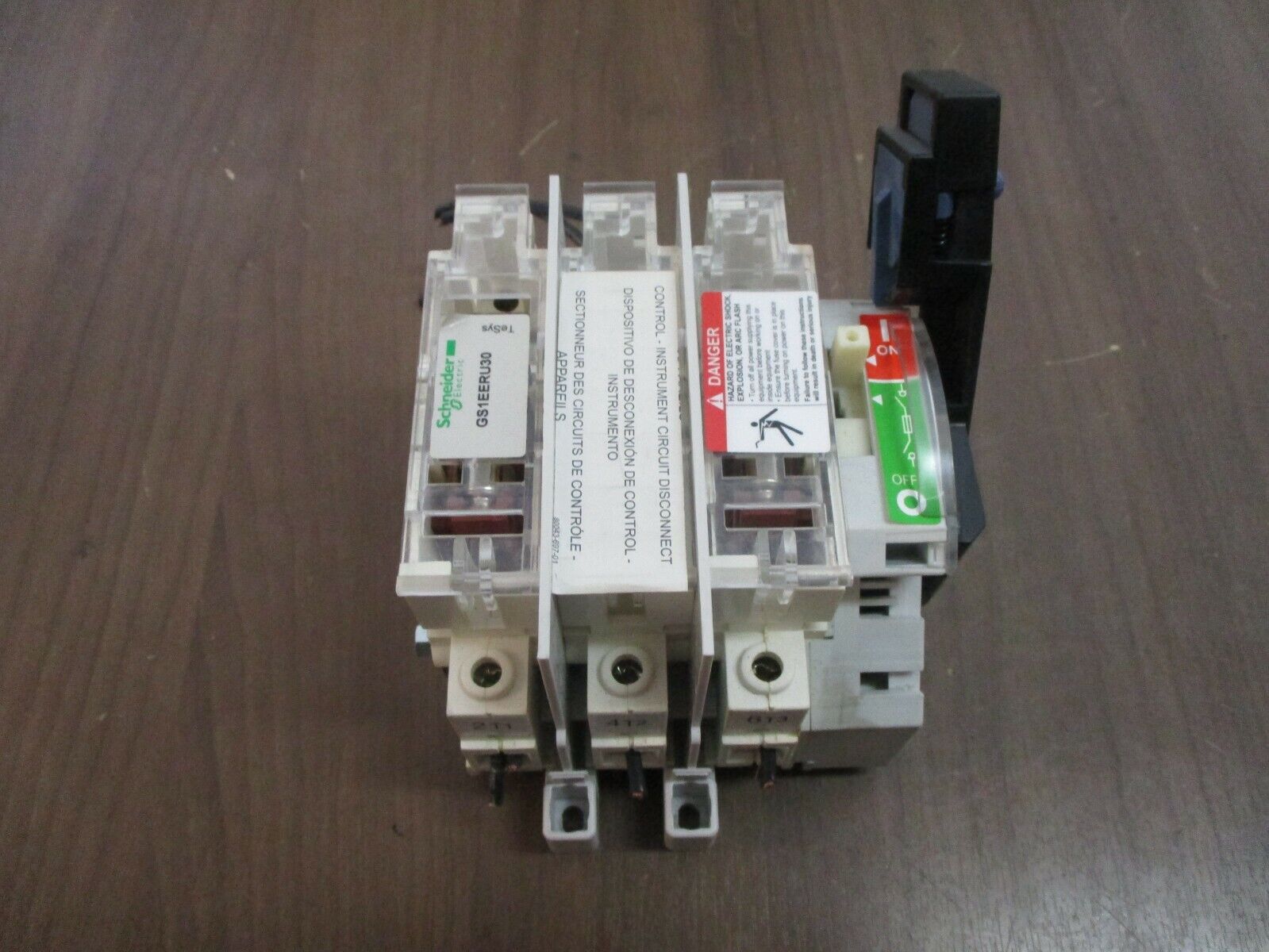 Schneider Electric Fusible General Purpose Switch GS1EERU30 30A 600V 3Ph Used