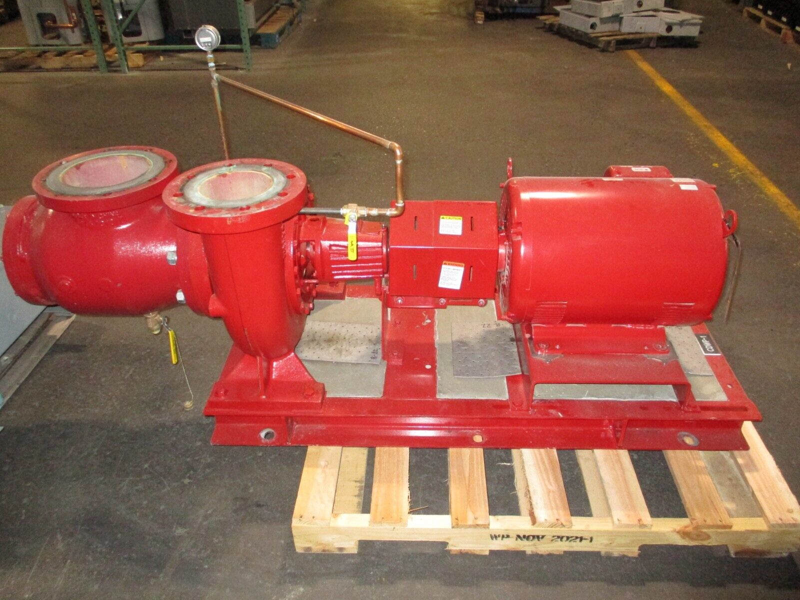 Bell & Gossett Pump e-1510 SSFSIC 10.125 6E 50HP 1800RPM 1350GPM 85FT Head Used