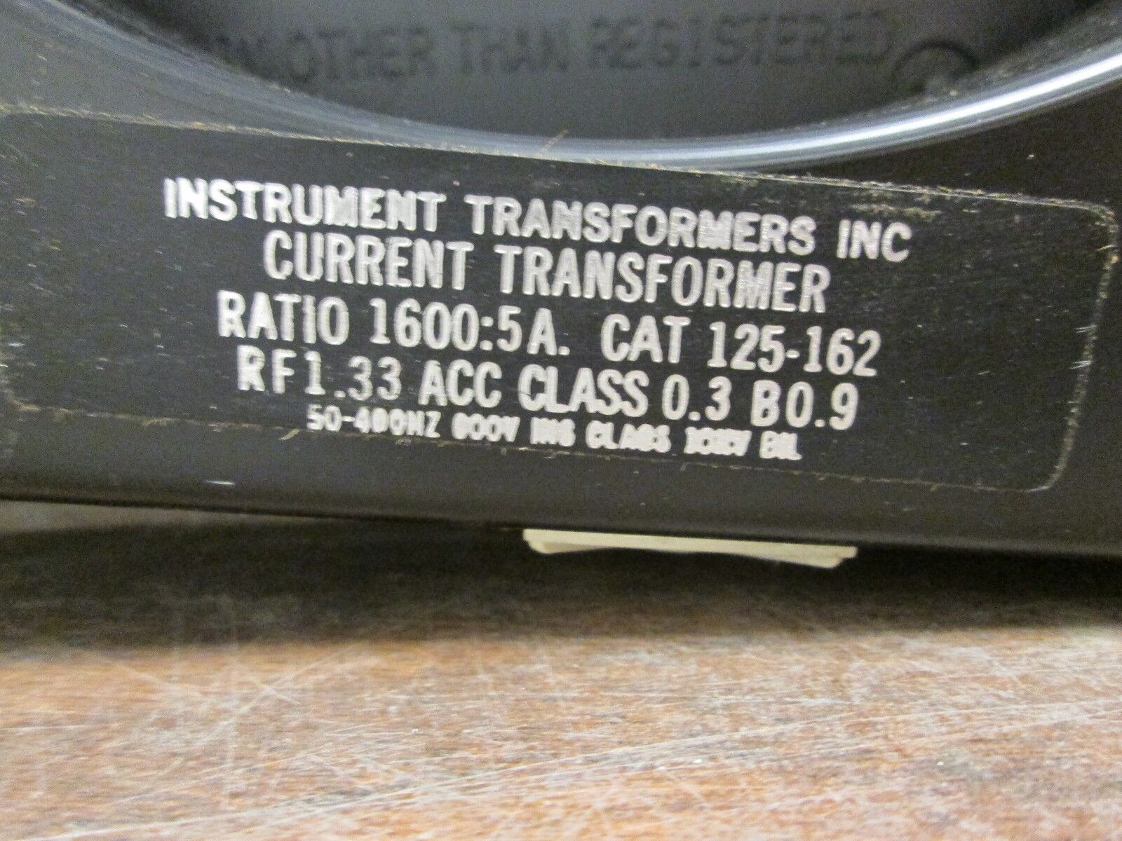 Cutler-Hammer Current Transformer 7494A73H12 1600:5A 50-400Hz 10KV BIL Used