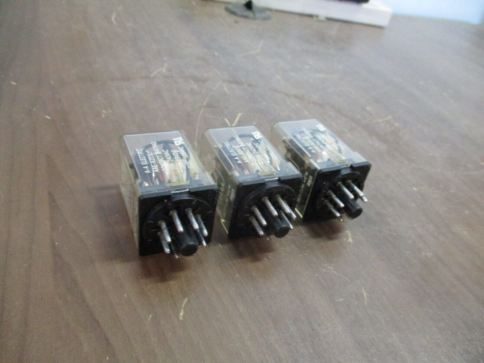 A-A Electric Relay AAE-A201L 120V Coil *Lot of 3* Used