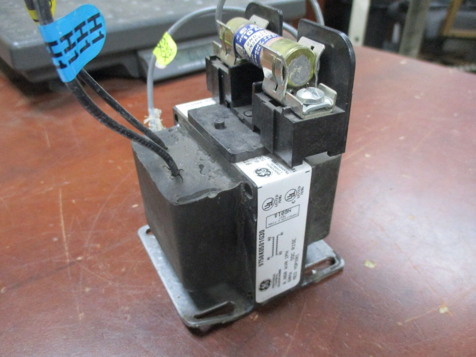 GE Control Transformer 9T58K0501G30 0.060KVA Pri: 480V Sec: 120V 60Hz 1Ph Used