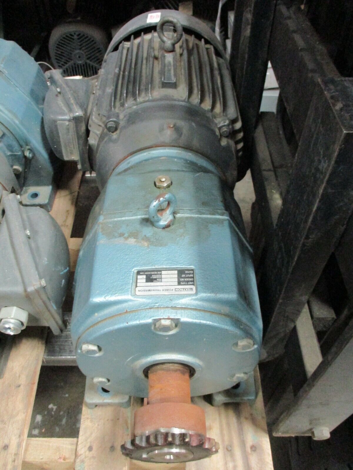 Baldor/Textron Gearmotor IDXM7554T/M082012.BANL1------D 15HP Ratio 12:1 Used