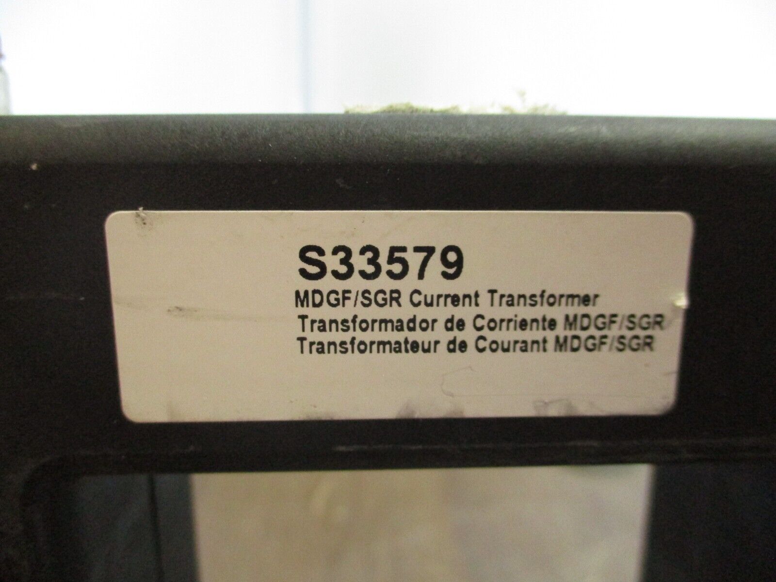 Square D MDGF/SGR Current Transformer S33579 Ratio 1000:1A 50-400Hz Used