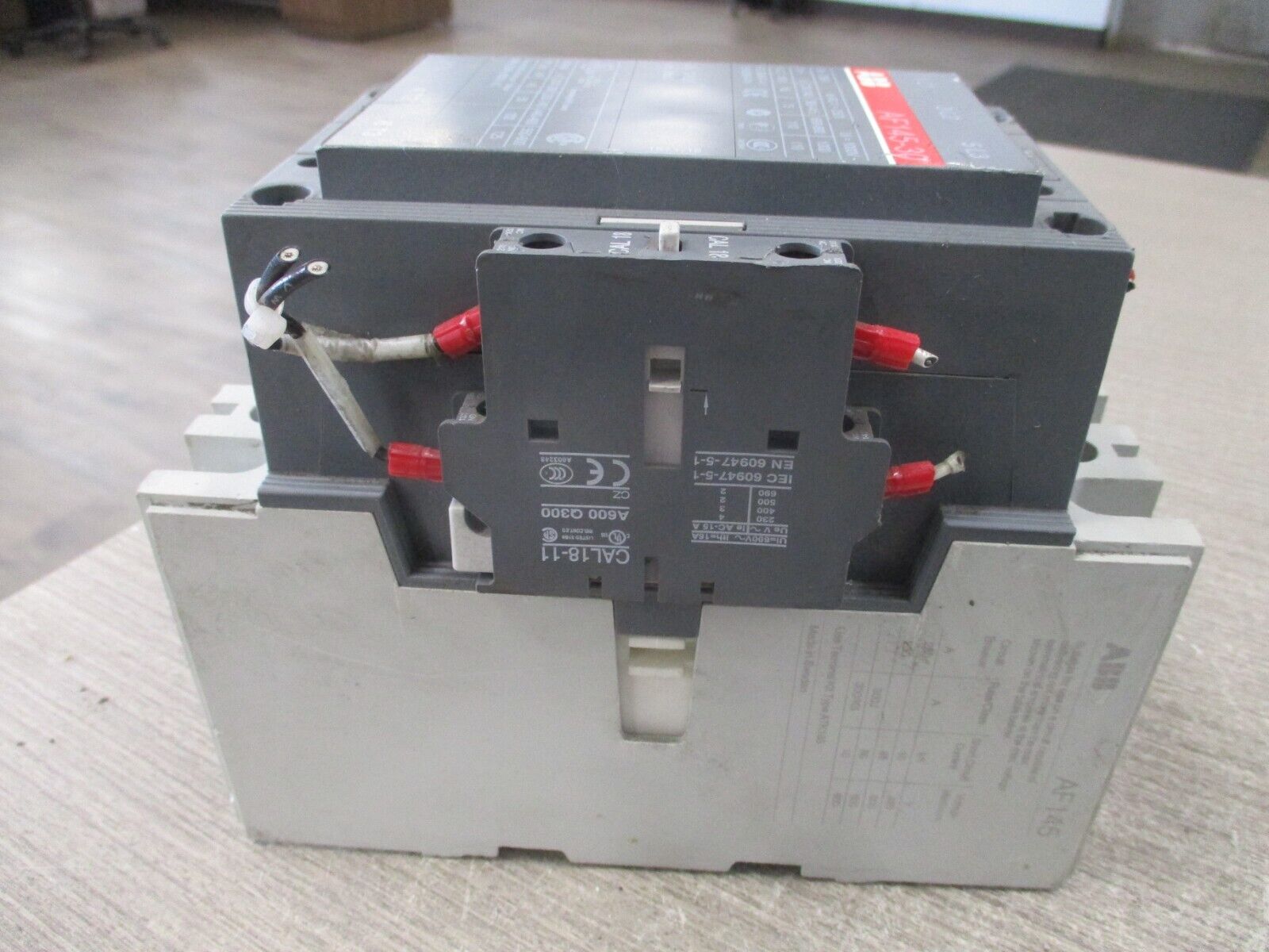 ABB  Contactor  AF145-30  20-60VDC Coil  230A  600V  Used