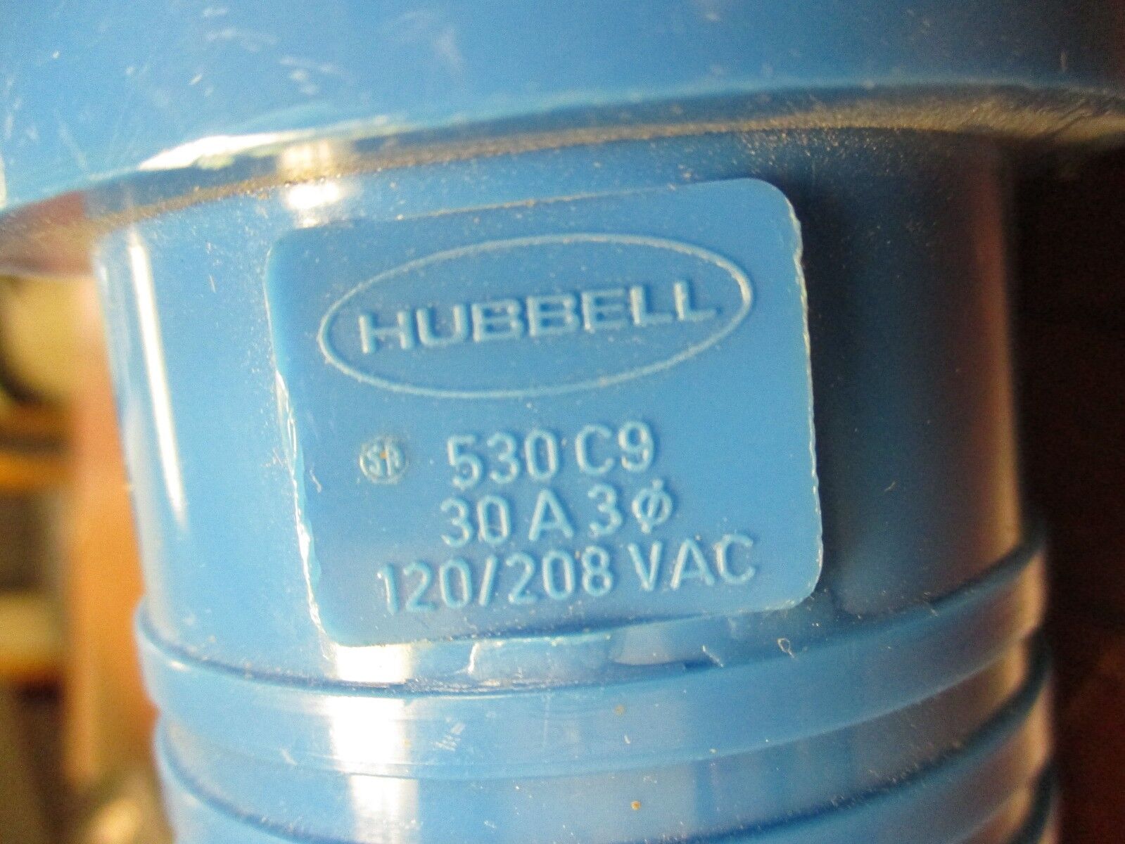 Hubbell Connector 530 C9 30A 120/208V 3Ph Used