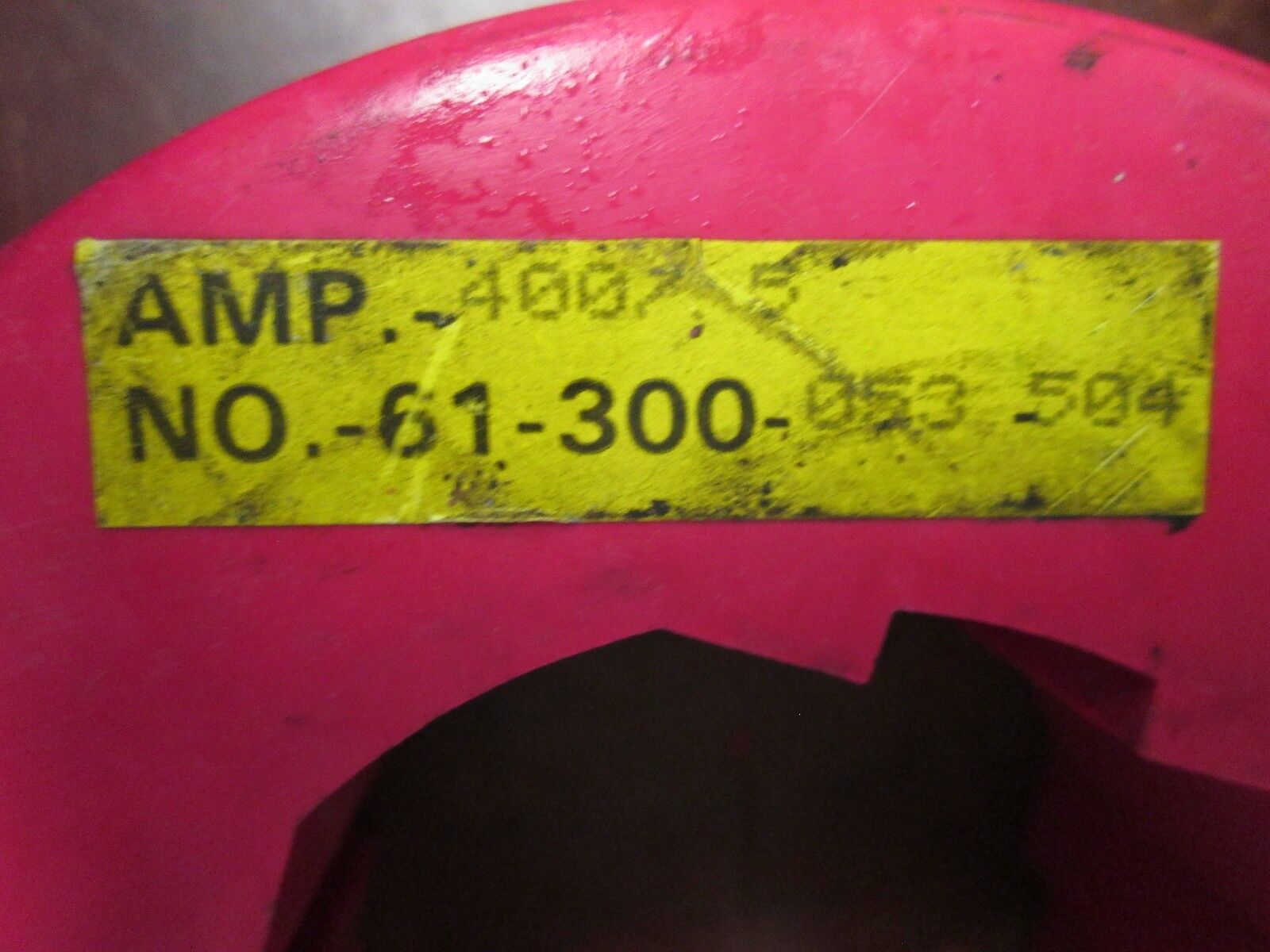 Siemens Current Transformer 61-300-053-504 Ratio 400:0.5A Used