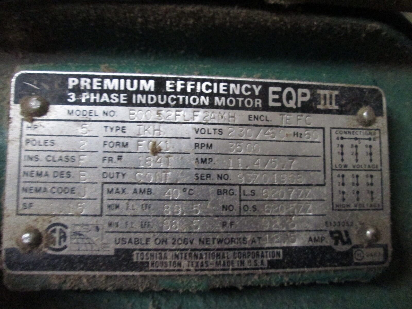 Double A CircuitPak Hydraulic Power Unit T25VP-20-M-N-GF30-T-F1-A1 5HP Motor