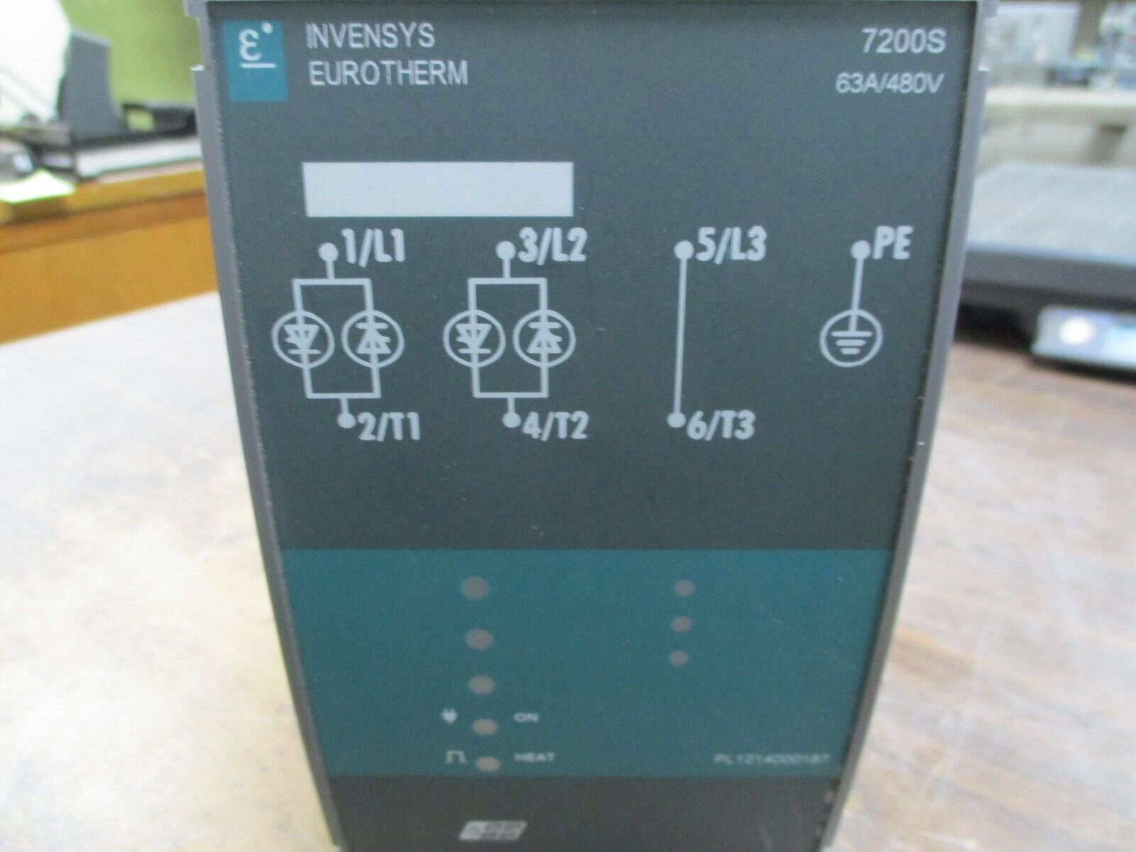 Invensys Eurotherm 7200S Solid State Contactor 63A 480V 50-63Hz Input:32VDC Used