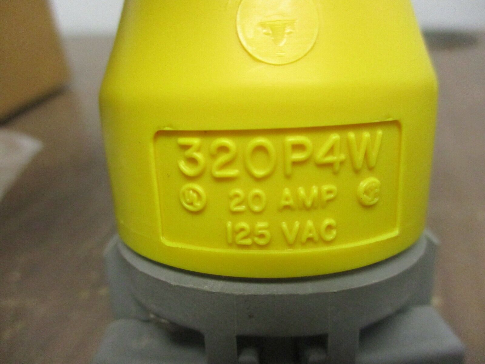 Hubbell Watertight Plug HBL320P4W 20A 125V 2P 3W New Surplus