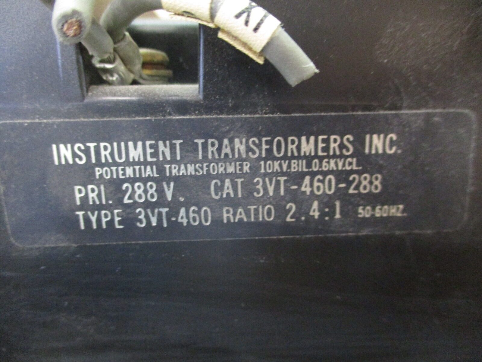 Instrument Transformers Potential Transformer 3VT-460-288 Pri: 288V Ratio: 2.4:1