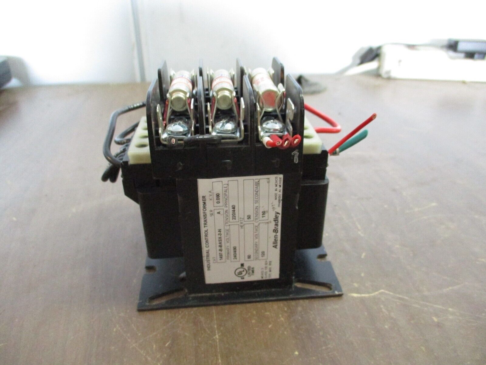 Allen-Bradley Control Transformer 1497-B-BASX-3-N Ser. A 0.080kVA Pri: 240/480V