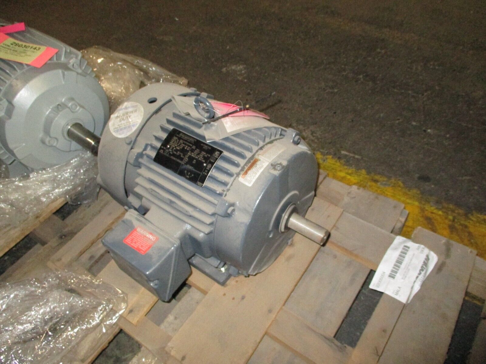 Marathon Motor P424 3HP 1800RPM 460V 4A 60Hz 3Ph *No Key* Used