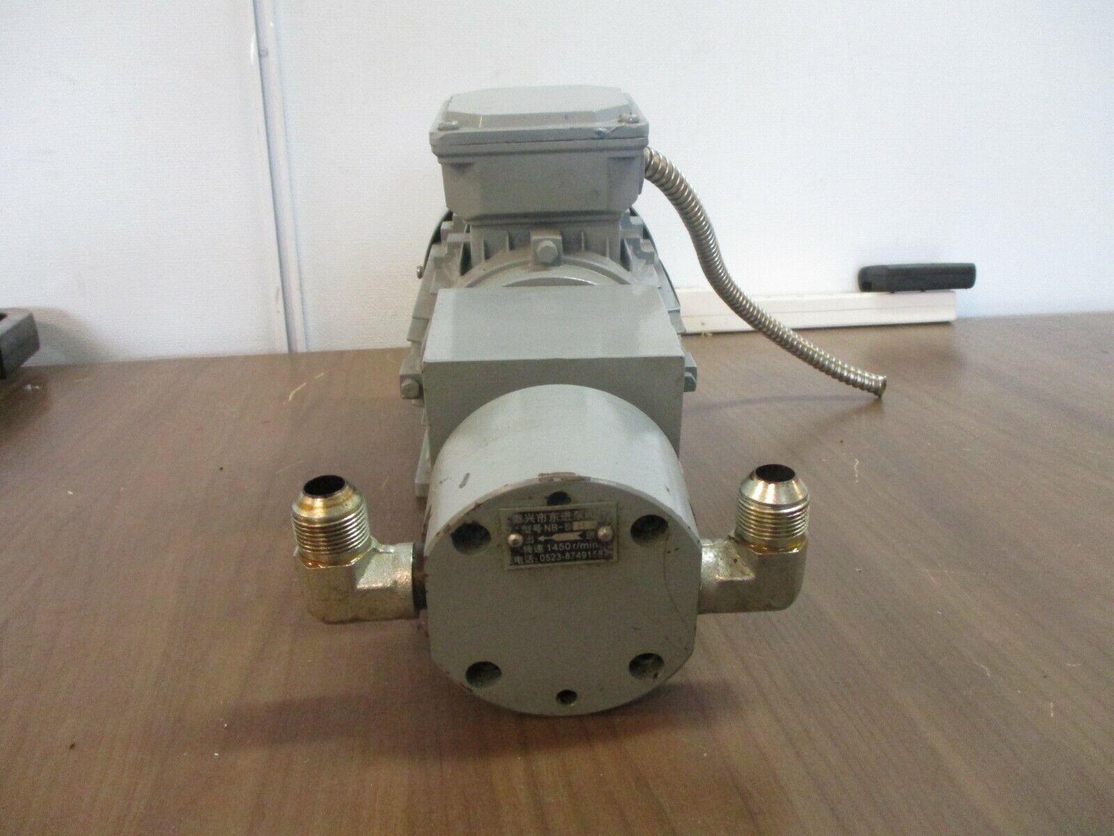 WNM Hydraulic Pump NB-B0 0.5HP 380V 50Hz Used