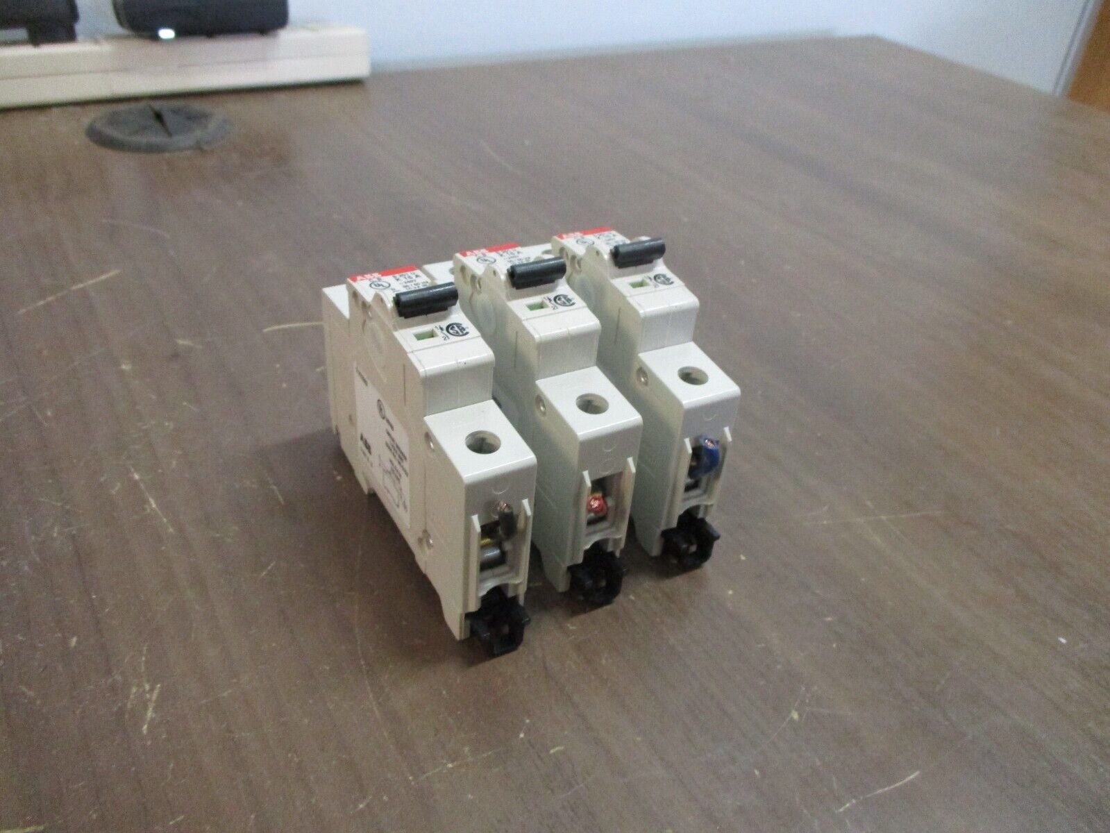 ABB Circuit Breaker S201 U K15A 15A 240V 1P *Lot of 3* Used