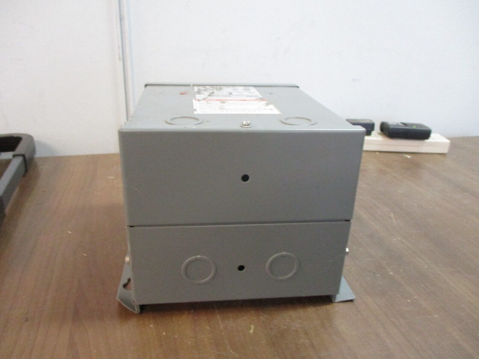 Square D Transformer 1.5S43F 1.5kVA Pri: 240/480V Sec: 120/240V 60Hz 1Ph Used