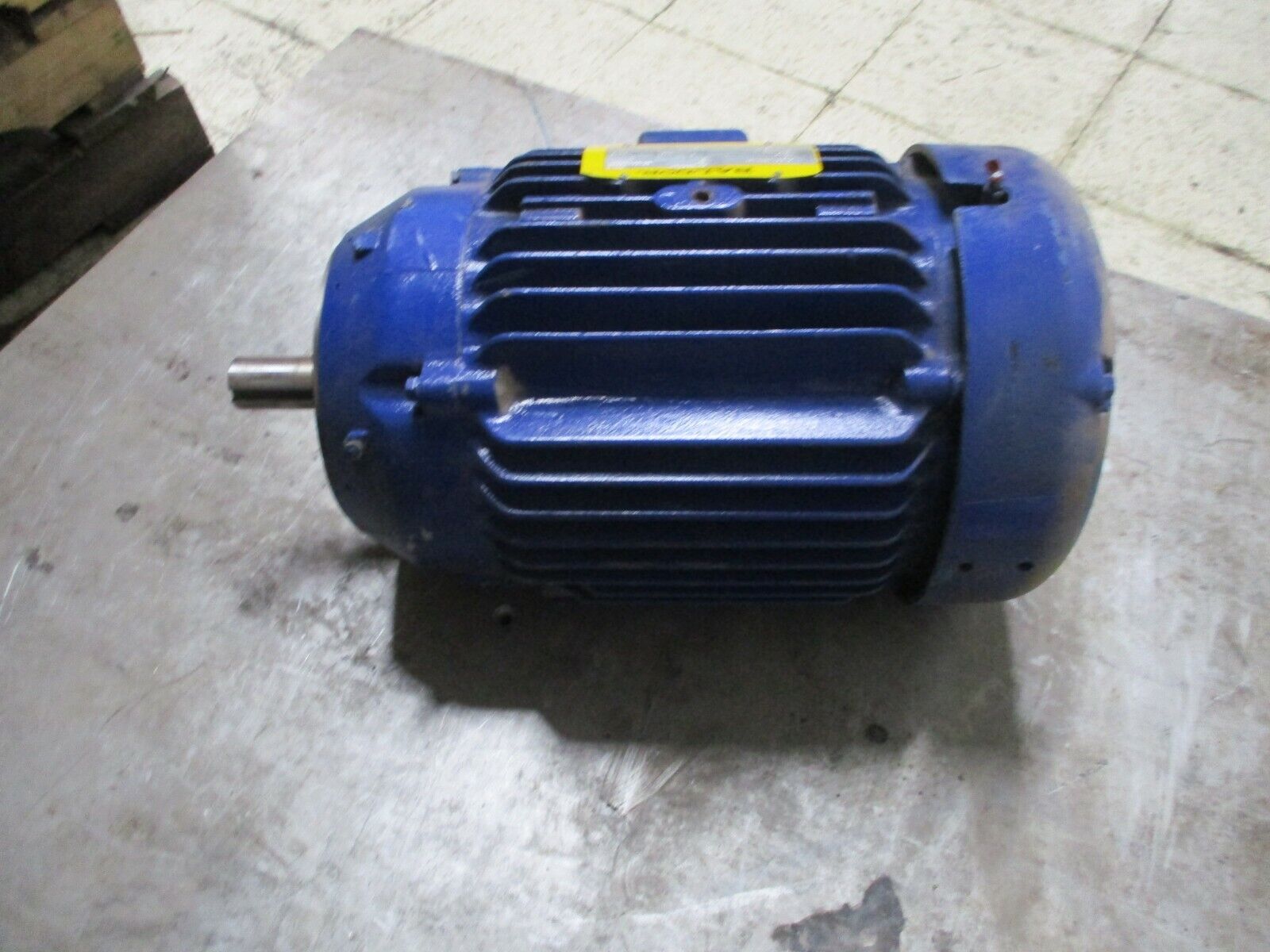 Baldor AC Motor 09S019X764G1 15HP 3600RPM FR: 25 230/460V 34.4/17.2A 3Ph Used