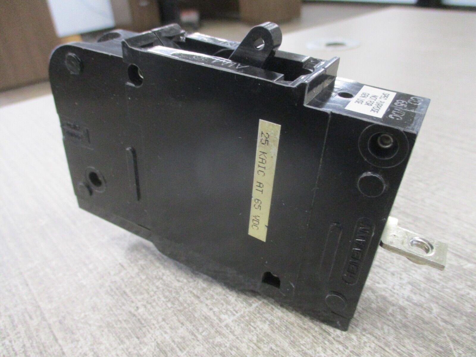 Heinemann Circuit Breaker CD1-H9-DU-0030 30A 65VDC 1P Used