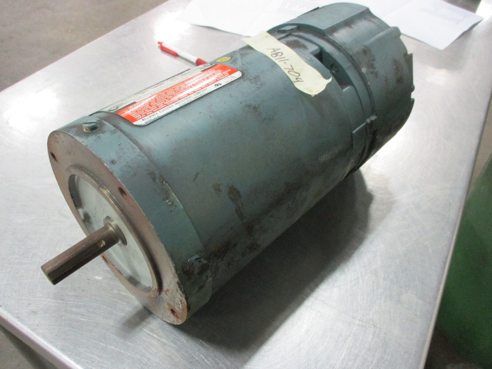 Reliance Duty Master AC Motor w/ Brake B79B4135M-XZ 1/2HP 1800RPM FR:FB56C Used