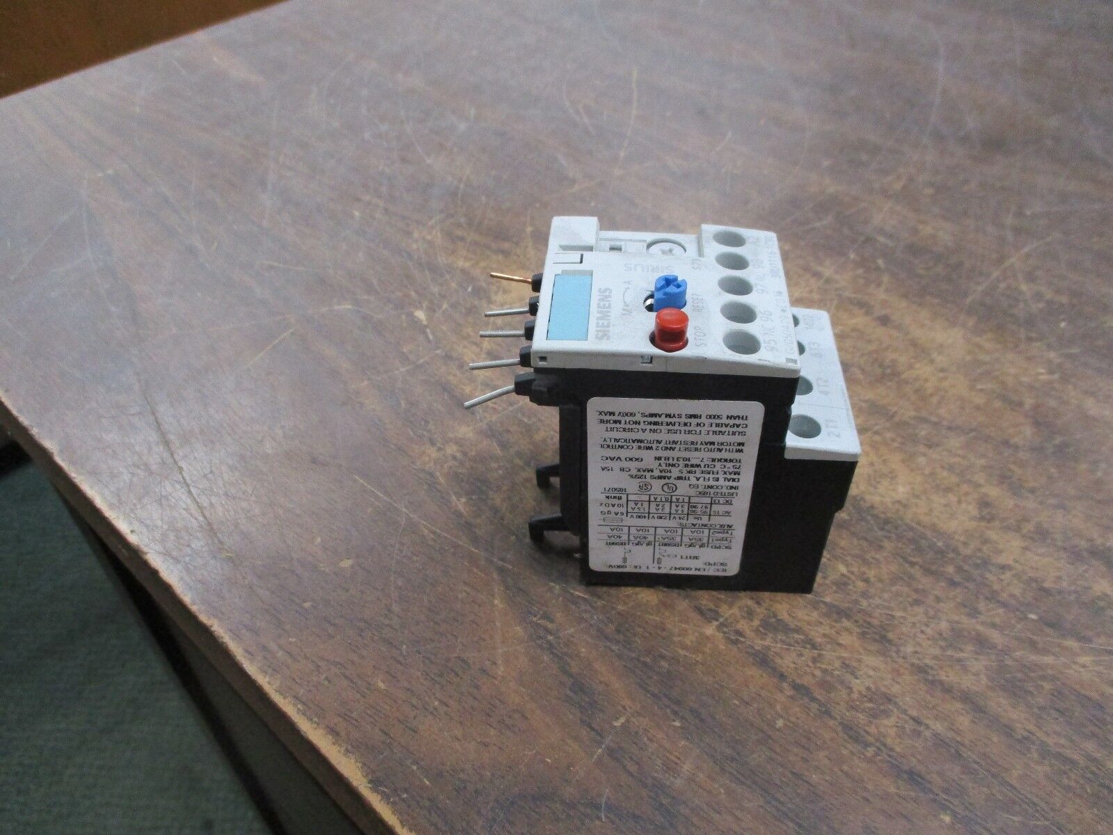 Siemens Sirius Solid State Overload 3RU1116-1CB0 Trip: 1.8-2.5A 600V Used