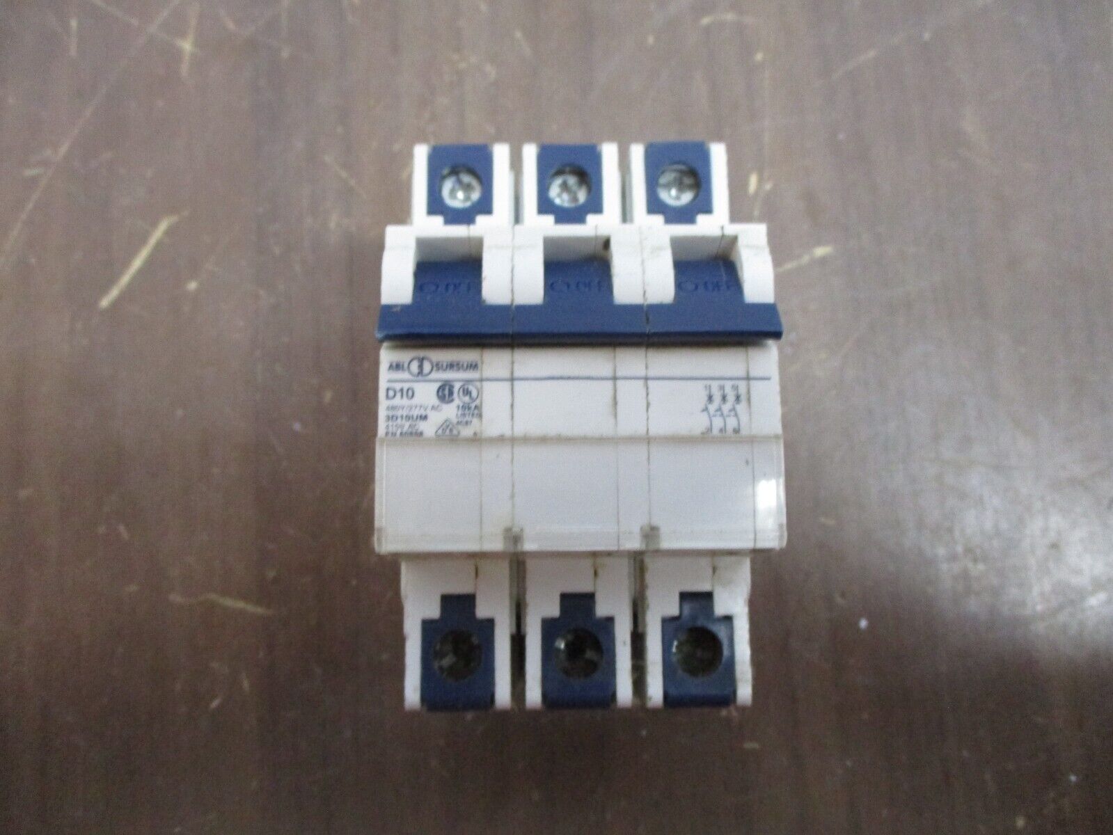 ABL Sursum Circuit Breaker 3D10UM 10A 480Y/277V 3P Used