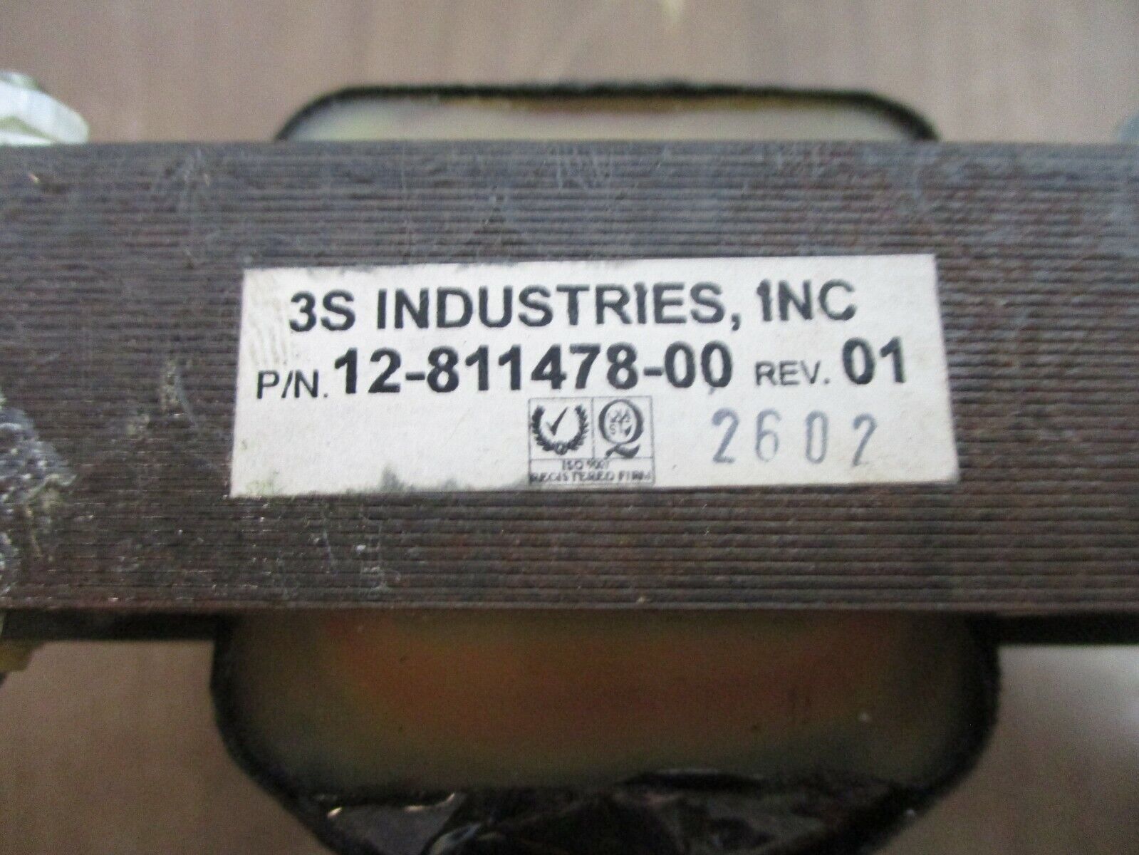 3S Industries Transformer 12-811478-00 Rev. 01 Used