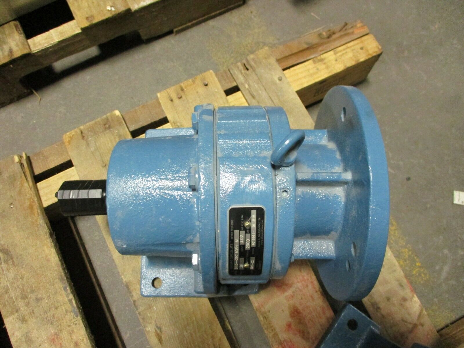 Shimpo Circulute Reducer C110--29C180BH-A1 Ratio: 29:1 3.02HP Input Used