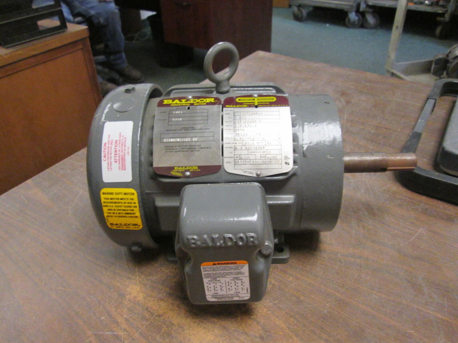 Baldor Corrosion Protected Chemical Processing Motor 05E057W004G1 1.5HP 3600RPM