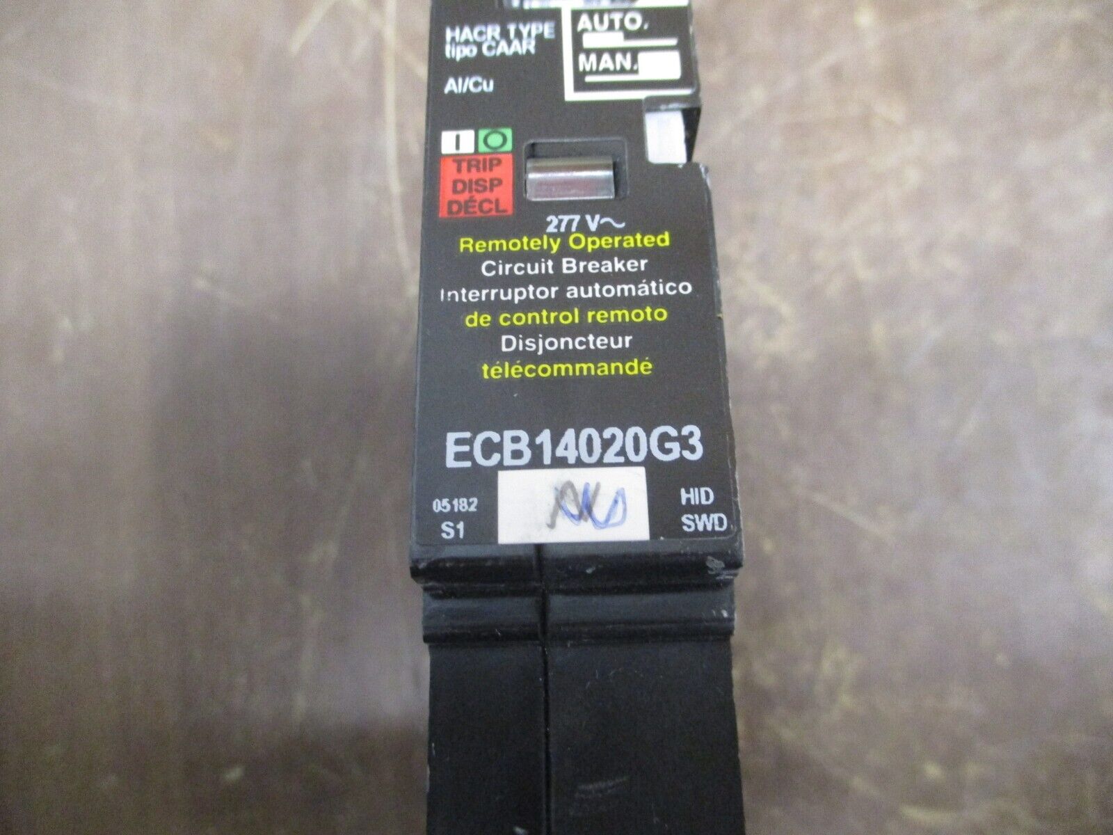 Square D Powerlink Circuit Breaker ECB14020G3 20A 277V 1P *No Screw* Used