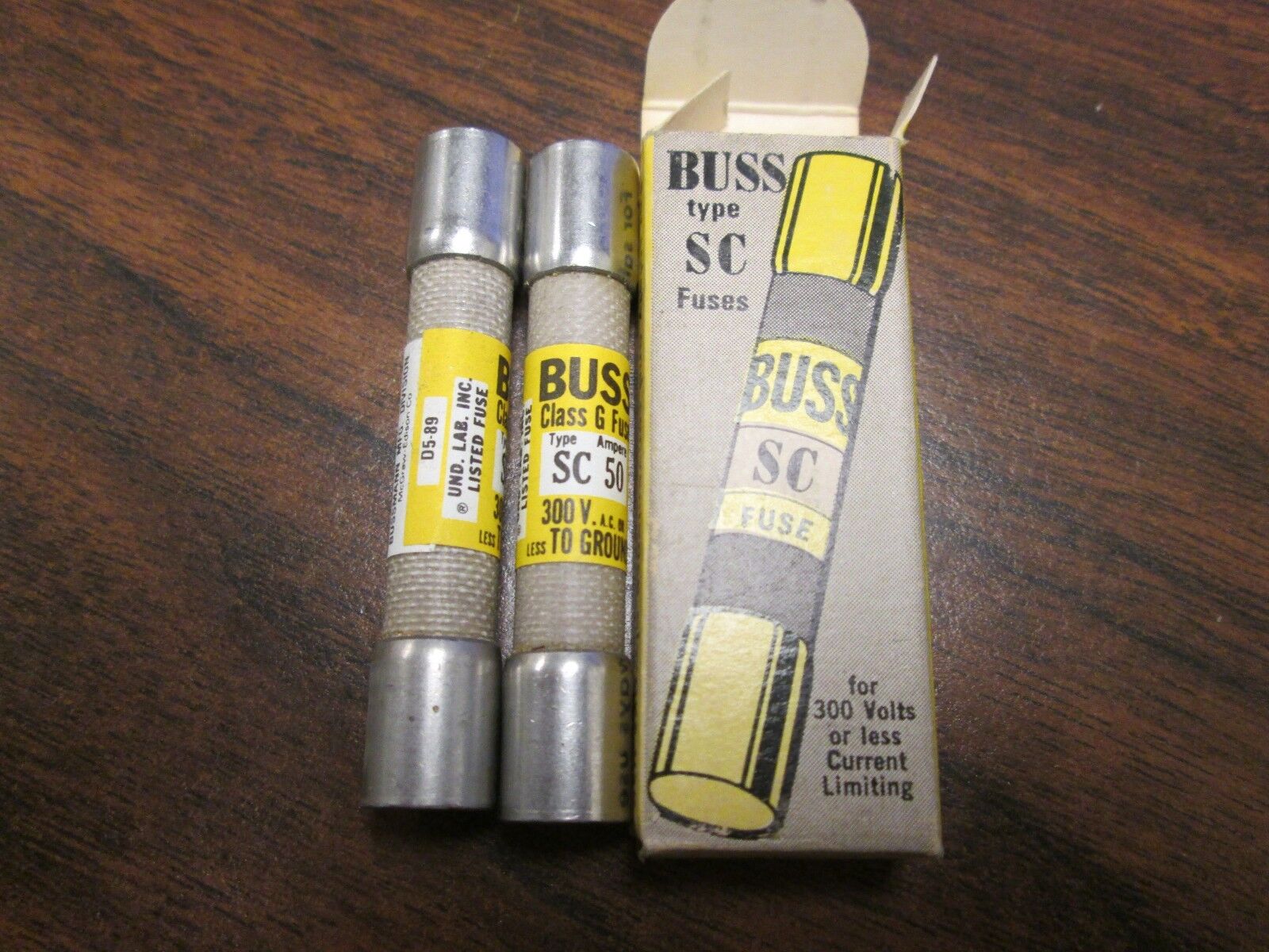 Bussmann Fuse SC50 50A 480V *Box of 2* New Surplus