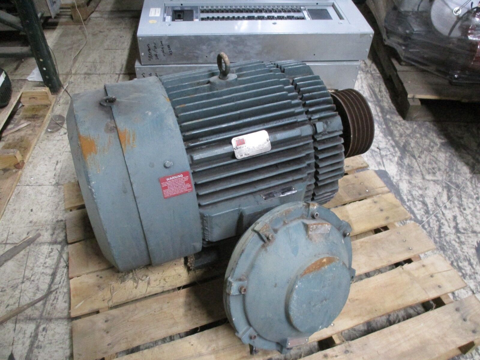 Reliance Duty Master AC Motor XE 100HP 1800RPM 460V 3Ph 111A 60Hz TEFC Used