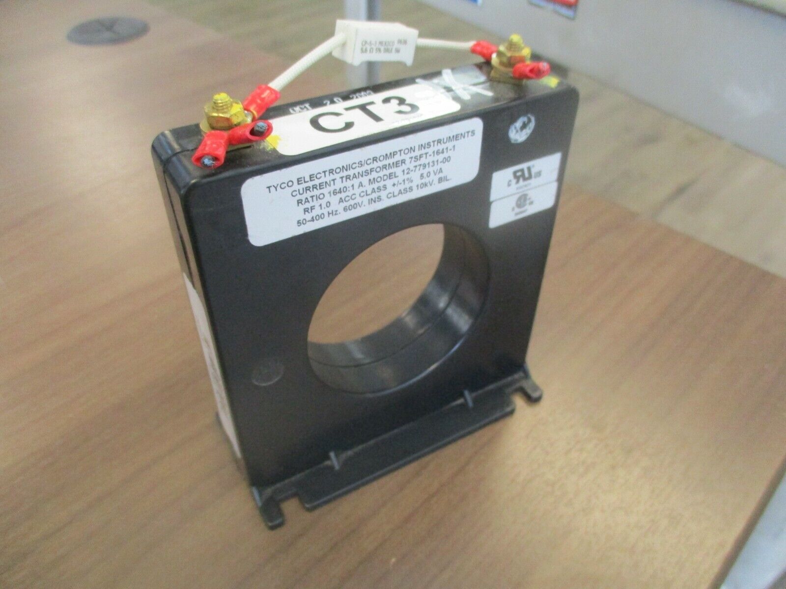 Tyco/Crompton Current Transformer 7SFT-1641-1 Ratio 1640:1A Used