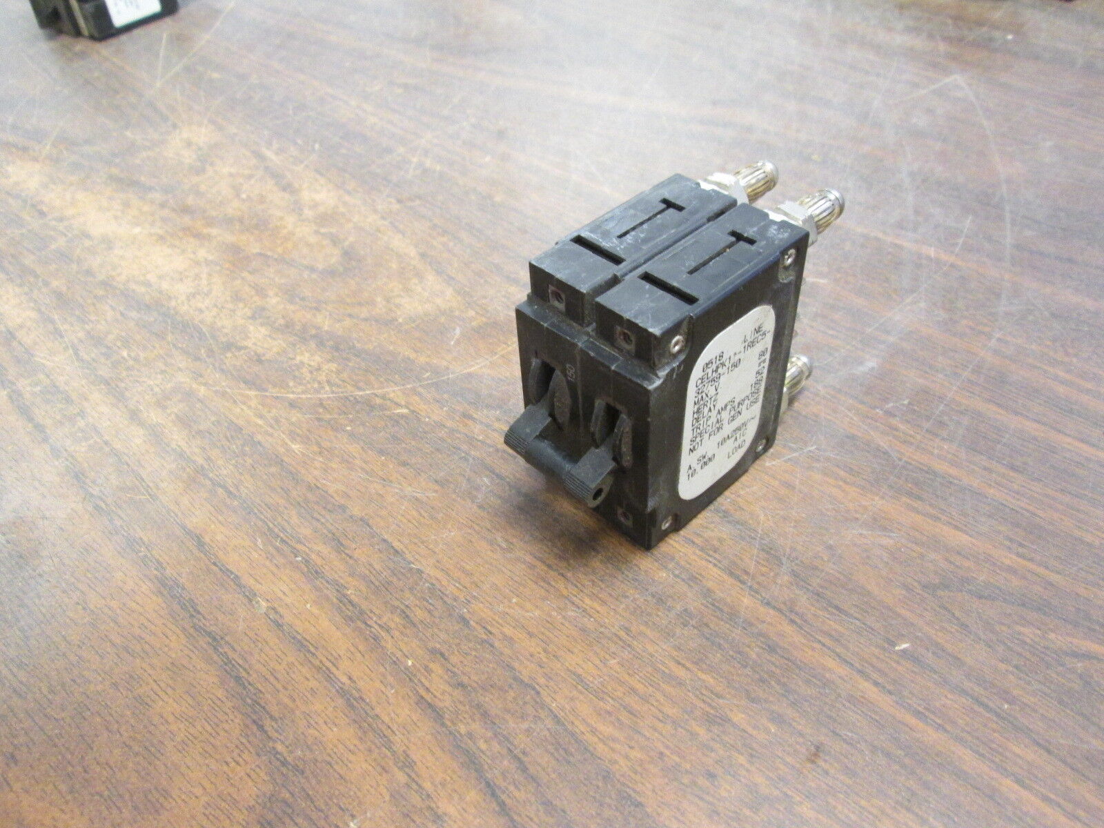 Airpax DC Circuit Breaker CELHPK11-1REC5-32759-150 150A 80VDC 2P Used