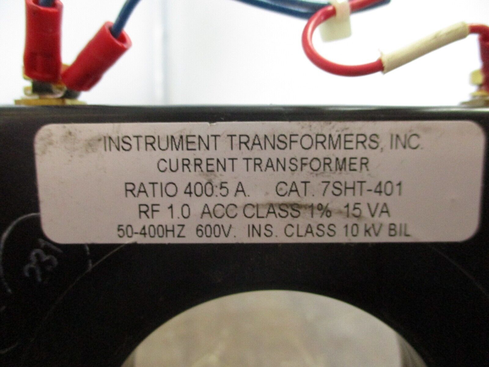 Instrument Transformers Current Transformer 7SHT-401 Ratio 400:5A 600V 50-400Hz