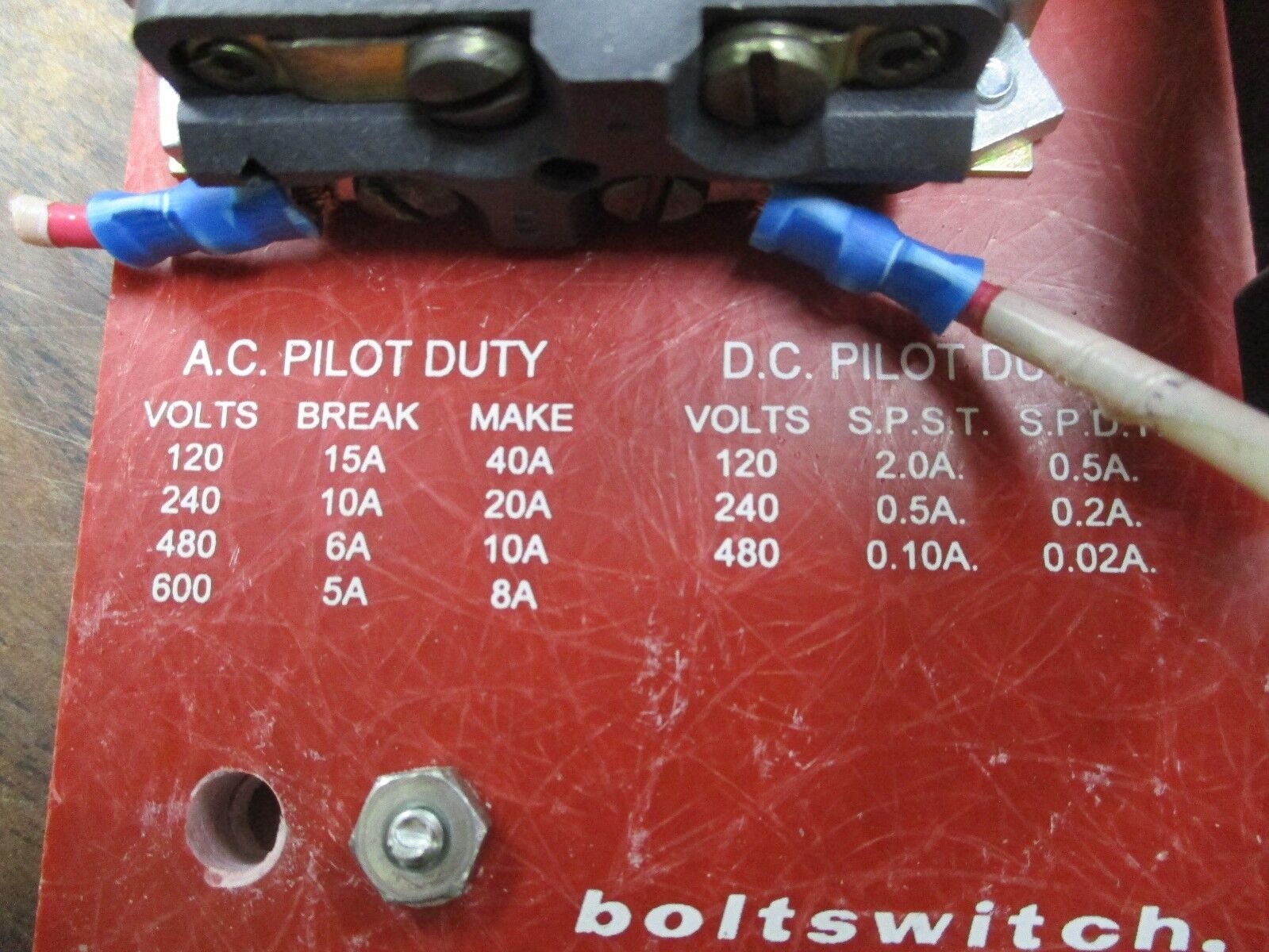 Boltswitch Paddle Wheel Blown Fuse Dectector PW-1 110-600V Used