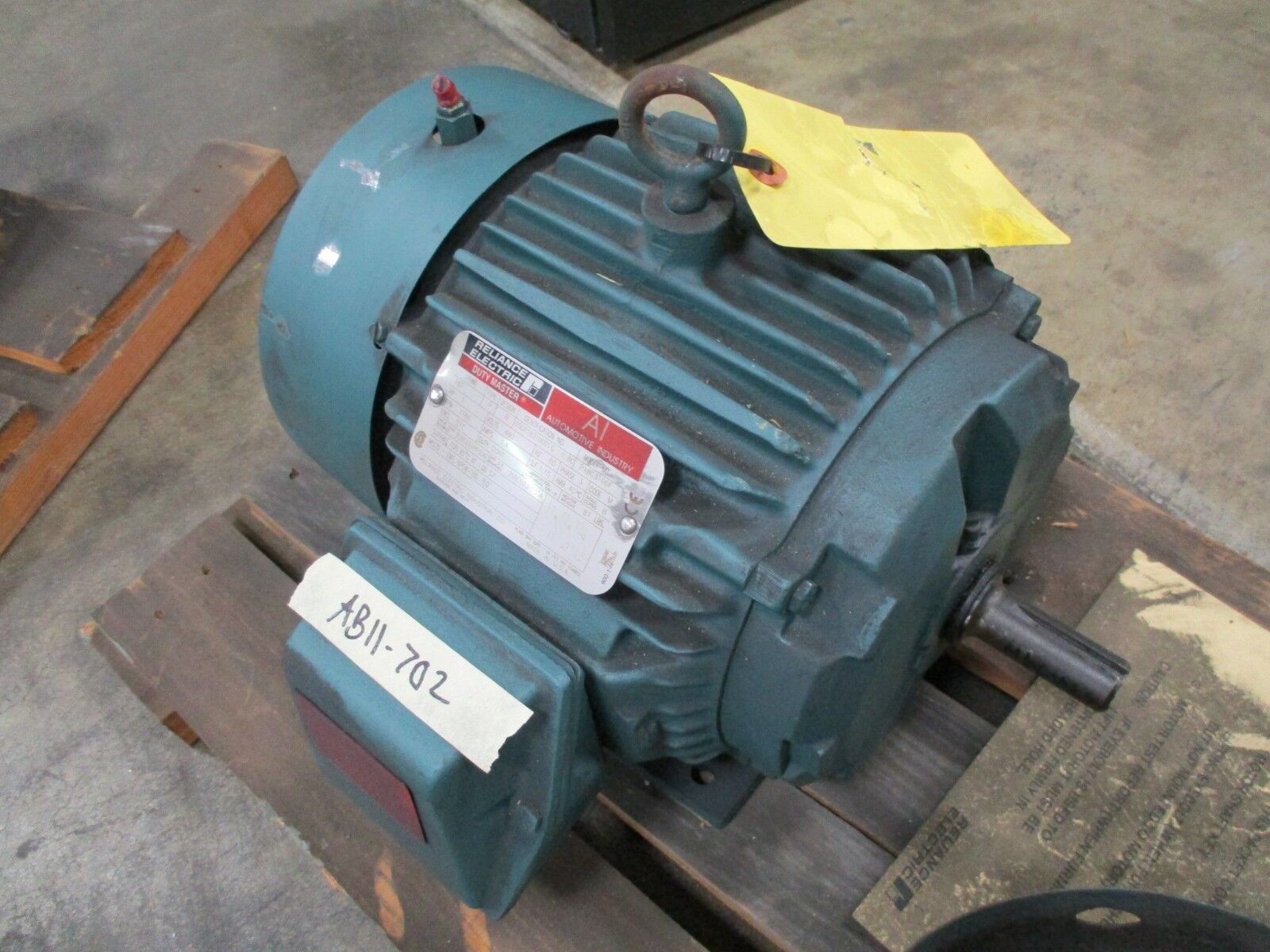 Reliance AI Duty Master AC Motor P18G3100F 1HP 1800RPM 460V 1.4A 3Ph New Surplus