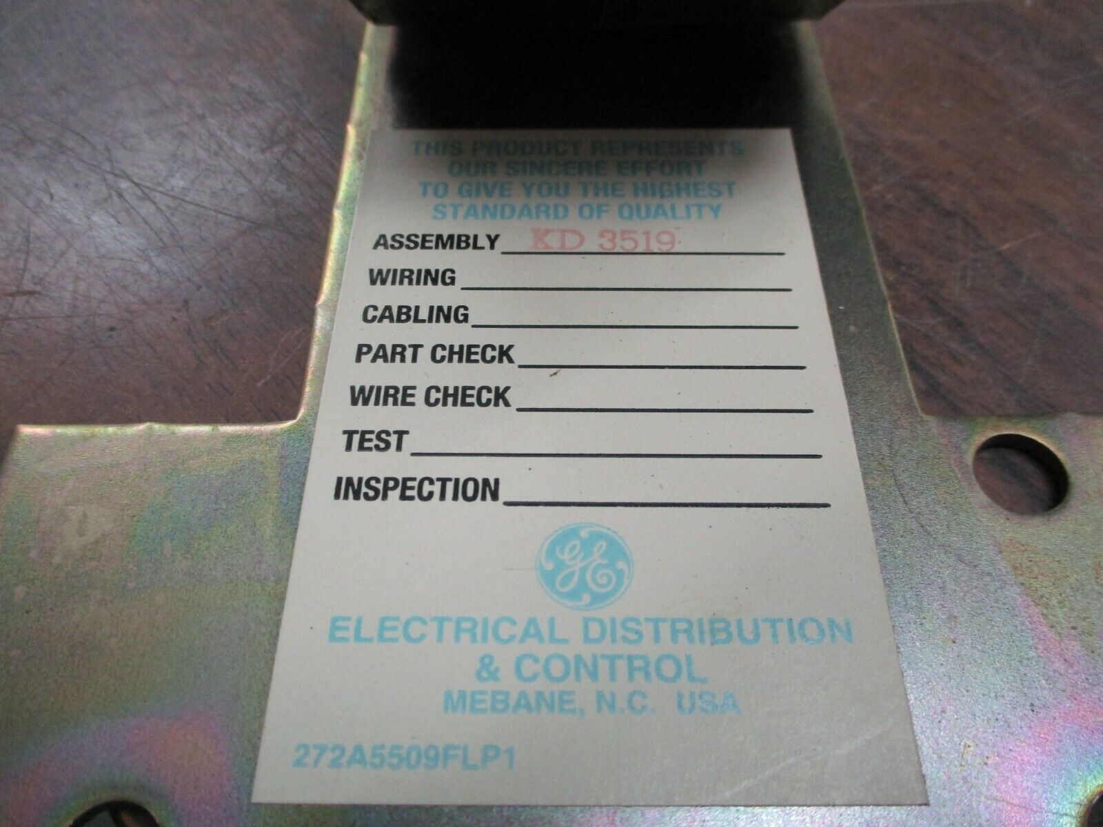 GE Current Transformer KD 3519 Ratio 600:5 Used